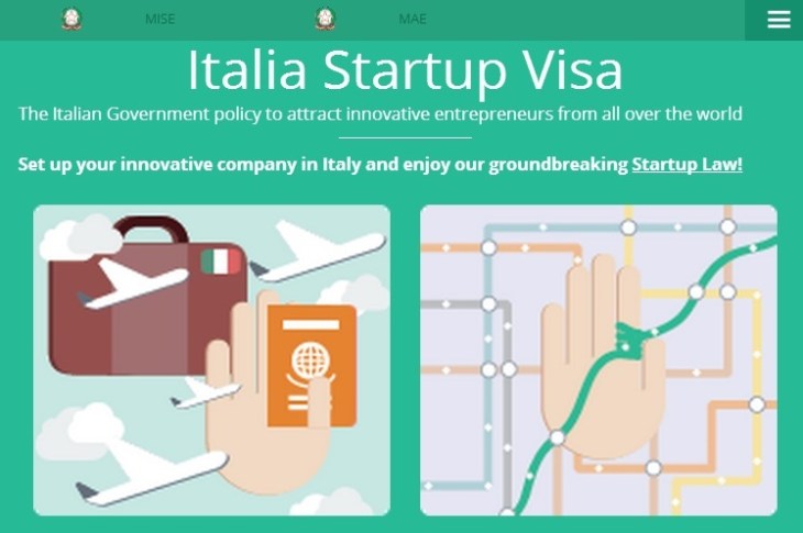 italia start up visaok