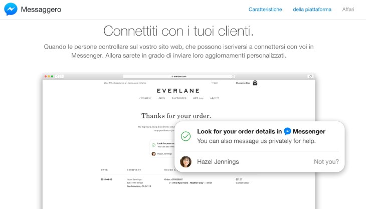 connettiti con i tuoi clienti