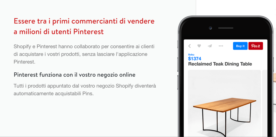 siamo tra i primi commercianti su pinterest