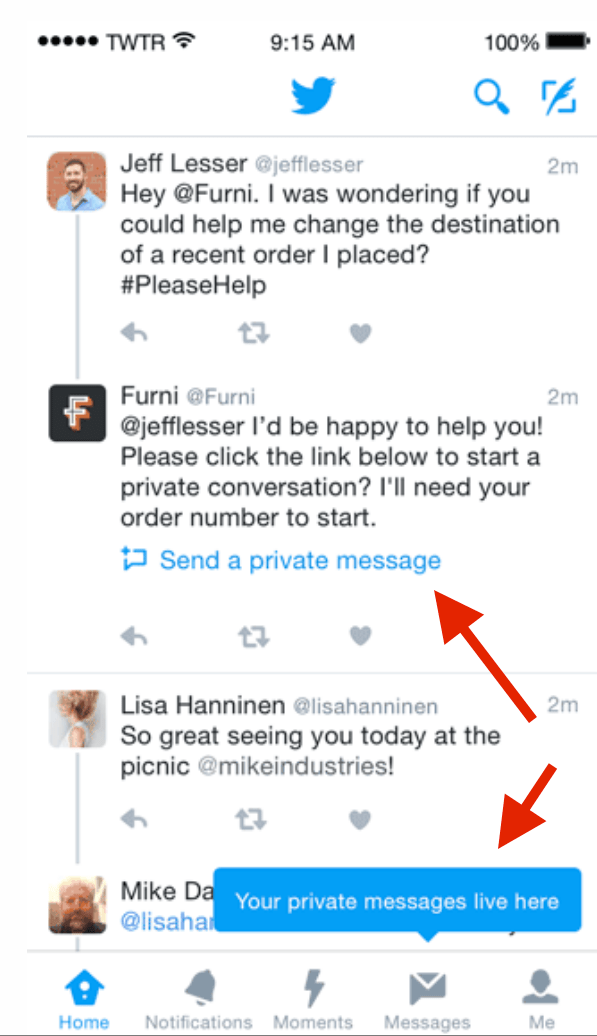 01 - Invia un messaggio privato ai tuoi clienti