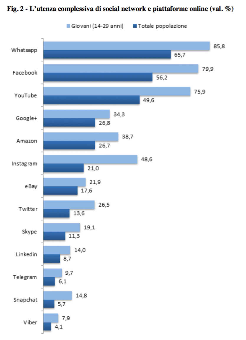 09 - l'utenza dei social network
